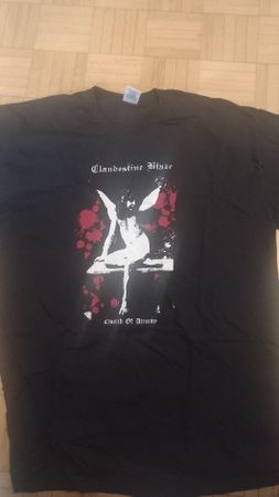 Clandestine Blaze-.Vintage 2010 T-Shirt XL Black Metal