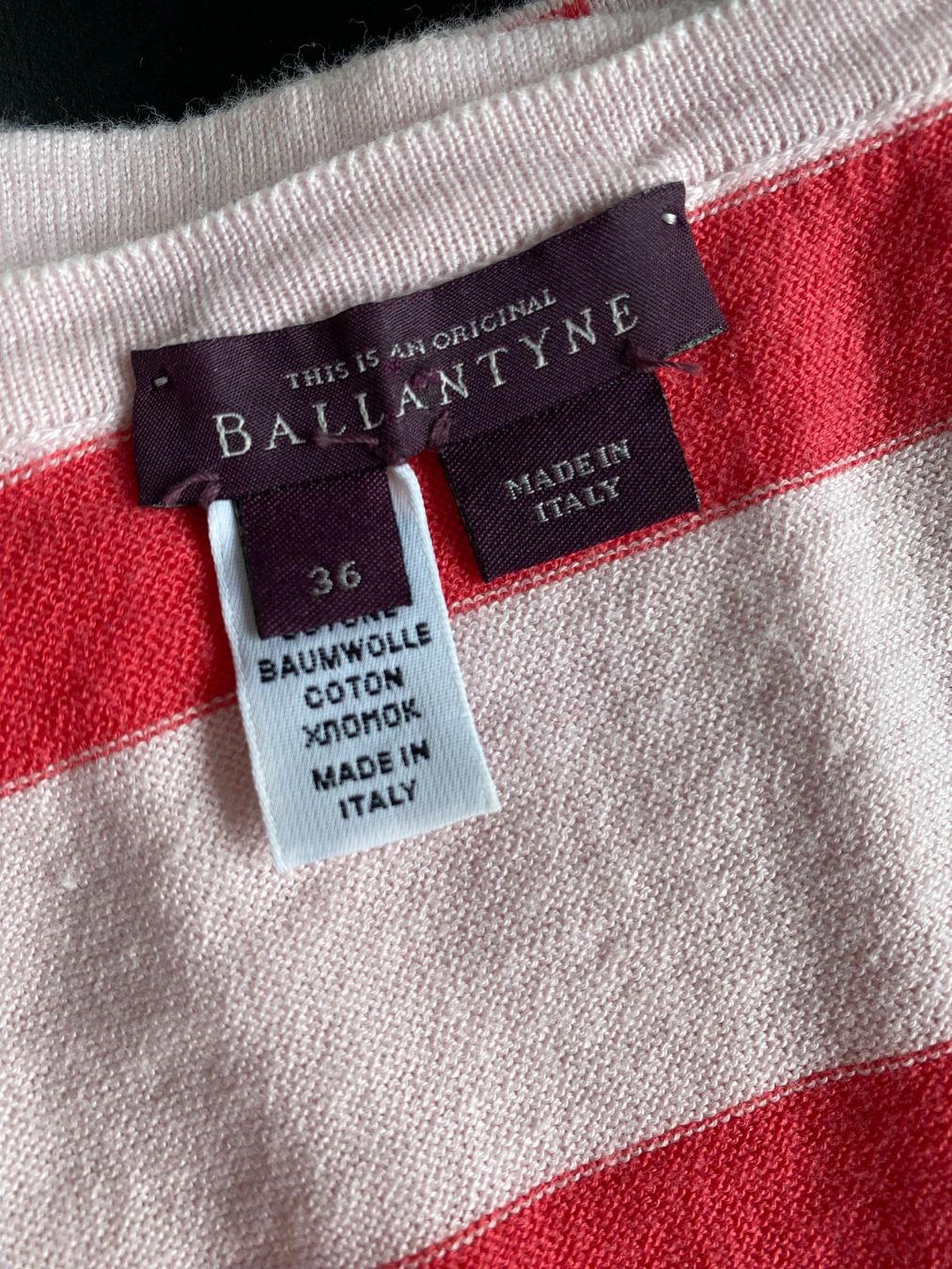Ballantyne Pullover & Sweatshirts: BALLANTYNE - BW Pullover Frühling Puderrosa/Koralle – Gebraucht aus Besazio von lionheart63 1