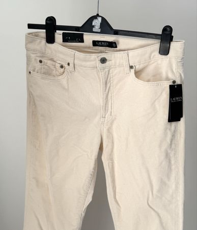 Ralph Lauren Cord Hose Cream - Neu mit Etikett 