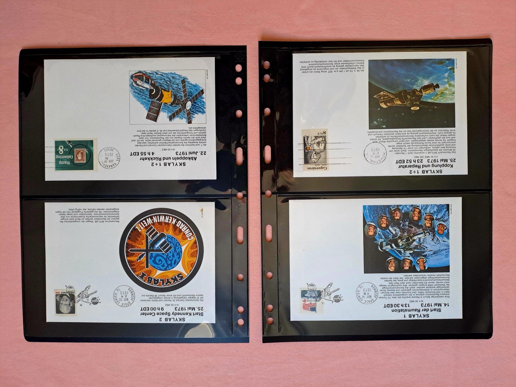 Tutti i francobolli: hübsche Sammlung Flugbriefe USA 1969 - 1977 – Usato da Ostermundigen venduto da pedru8 3