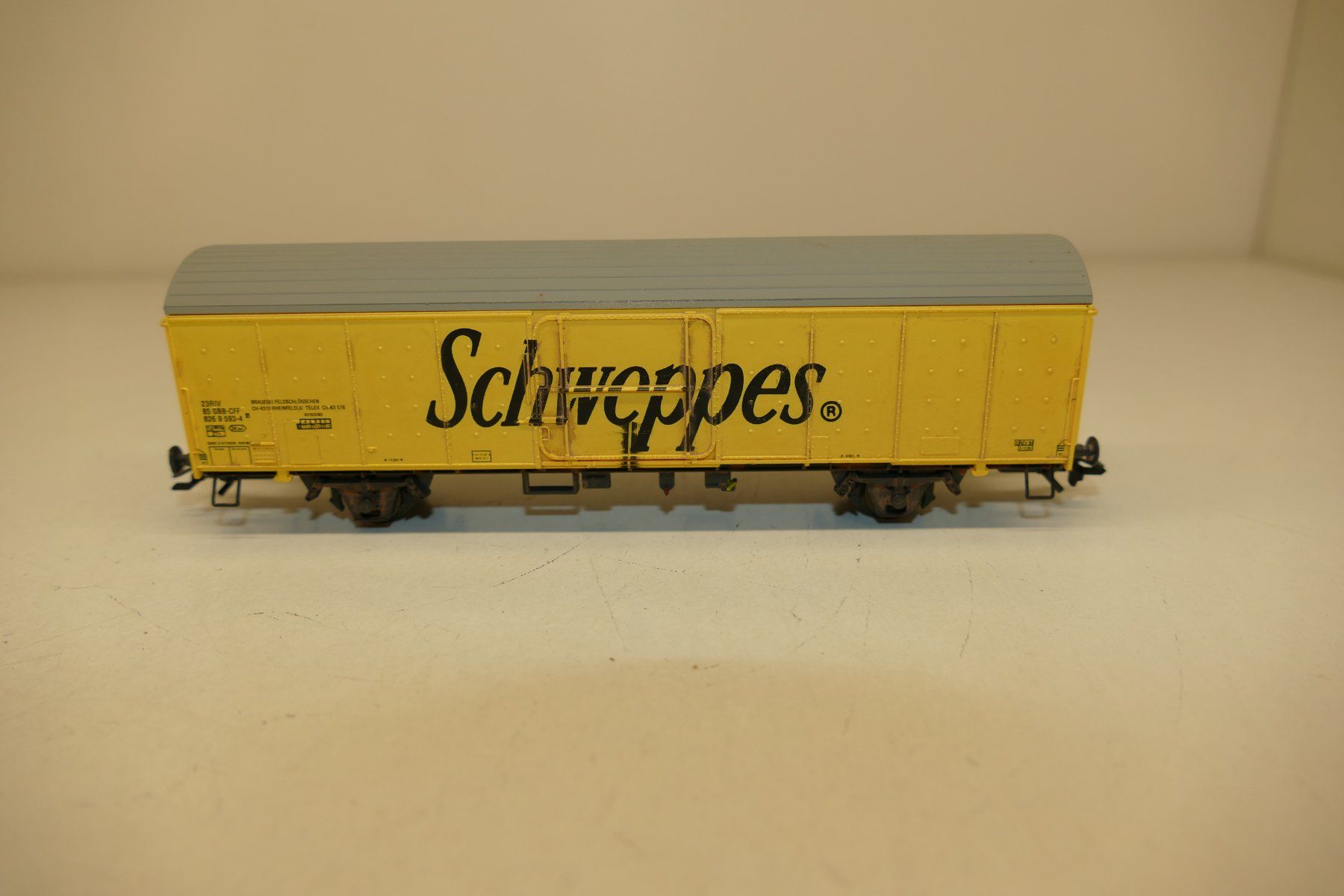 Lima Modellini di ferrovie: Lima H0: SBB Güterwagen Schweppes – Usato da Niederhasli venduto da Flash32 1