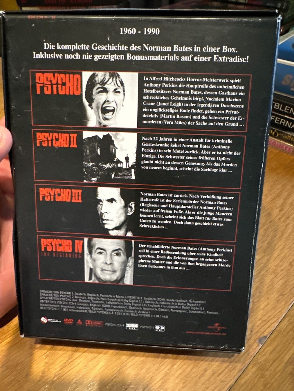 Tutti i DVDs: Dr. Mabuses Meisterwerk, psycho 1-4 DVD Box – Usato da Benken ZH venduto da Audi-erich 5