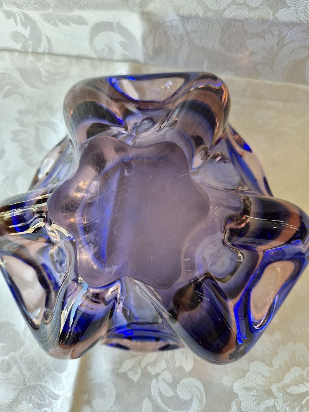 Murano Portacenere: Murano Aschenbecher blau-rosa – Usato da Eschlikon TG venduto da zuzanka80 4