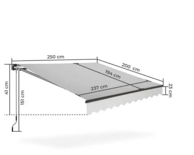 Marquises: Gelenkarmmarkise Ornella – Neuf (Voir description) à Rotkreuz par NextChance 3
