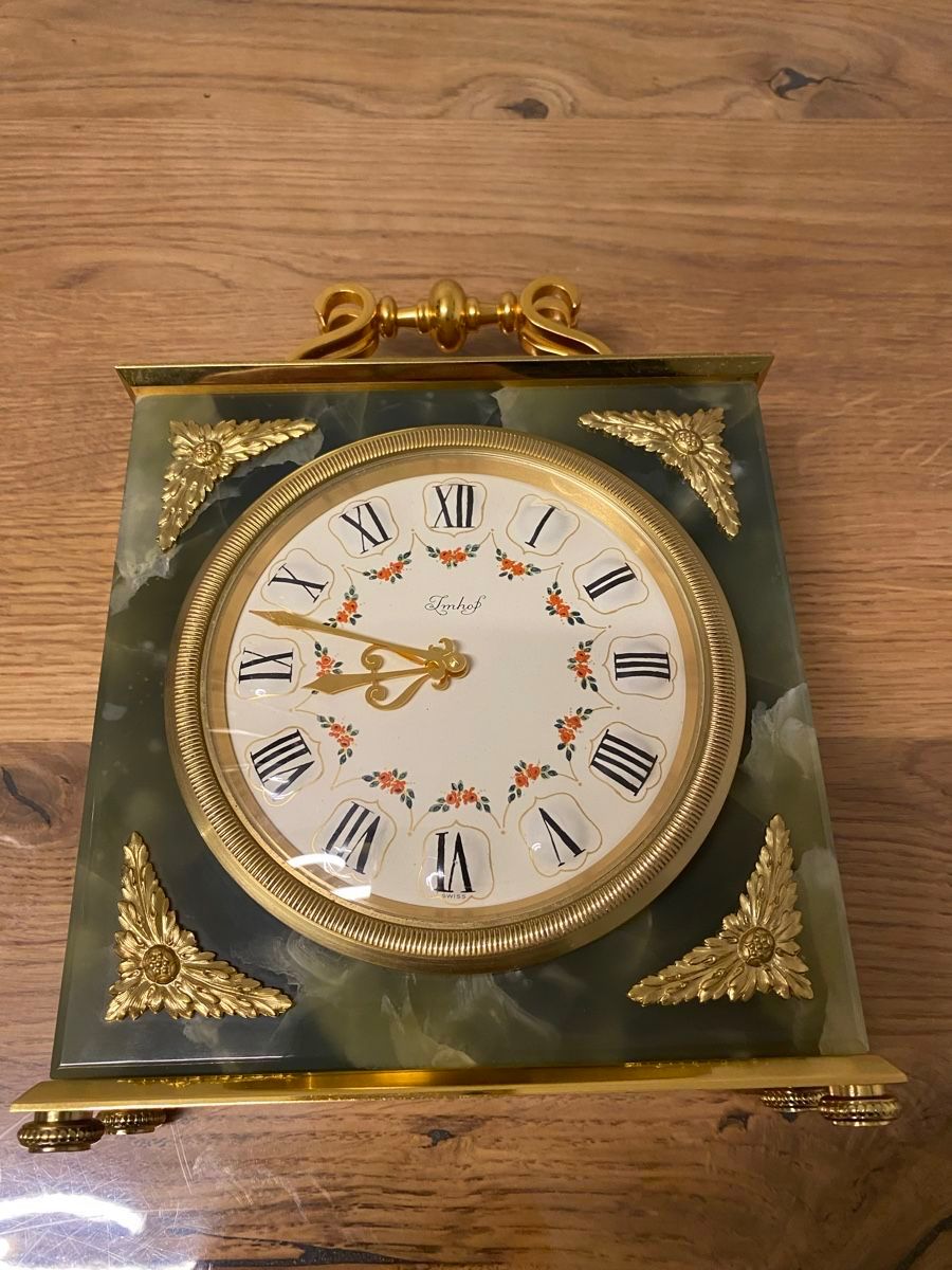 Imhof Orologi da terra & Orologi da parete: Vintage Imhof Tischuhr 🇨🇭🇨🇭🇨🇭 – Usato da Birr venduto da Vintage-Liebhaber 5