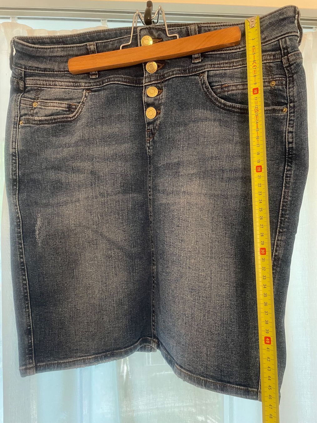 Gonne: Jeans Mini Rock Esprit mit Knöpfen, Grösse 38 – Usato da Zürich venduto da Maggi1980 6