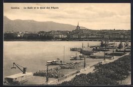 Genève, La Rade et le Quai des Pâquis