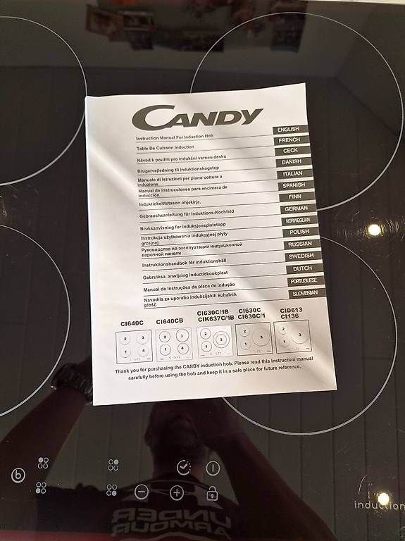Plaque de cuisson vitrocéramique induction Candy CI640CB (Gebraucht) in ...