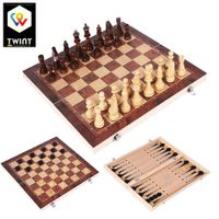 ✅ Budget Schachspiel Backgammon 3 in 1Set
