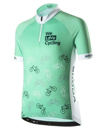 SKODA RADTRIKOT KINDER GRUEN, 116 -