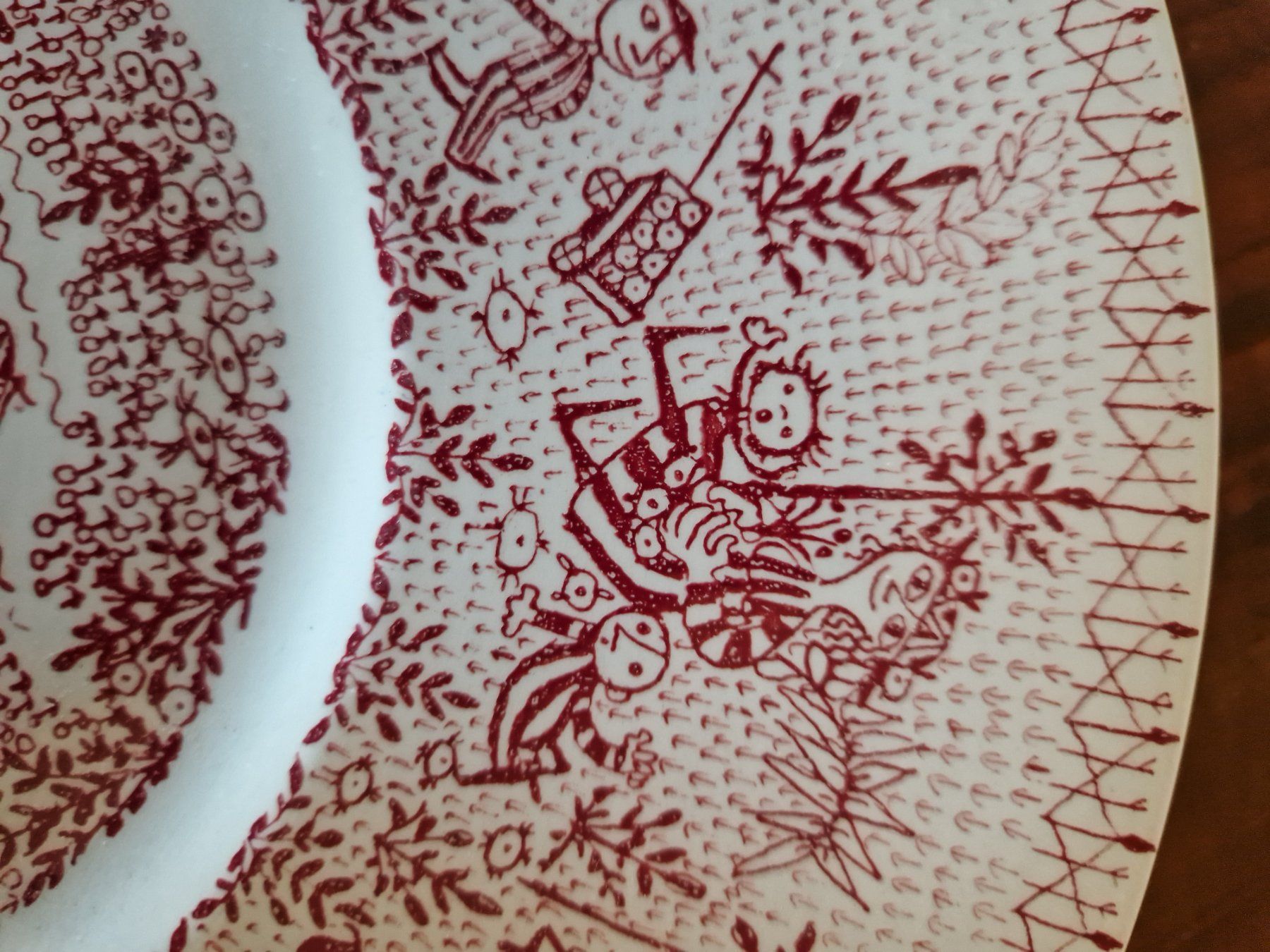 Piatti: Wandteller Björn Wiinblad 1983 – Nuovo (secondo la descrizione) da Bern venduto da Antikbatik 5