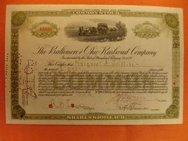THE BALTIMORE AND OHIO RAILROAD COMPANY, BAHNAKTIE