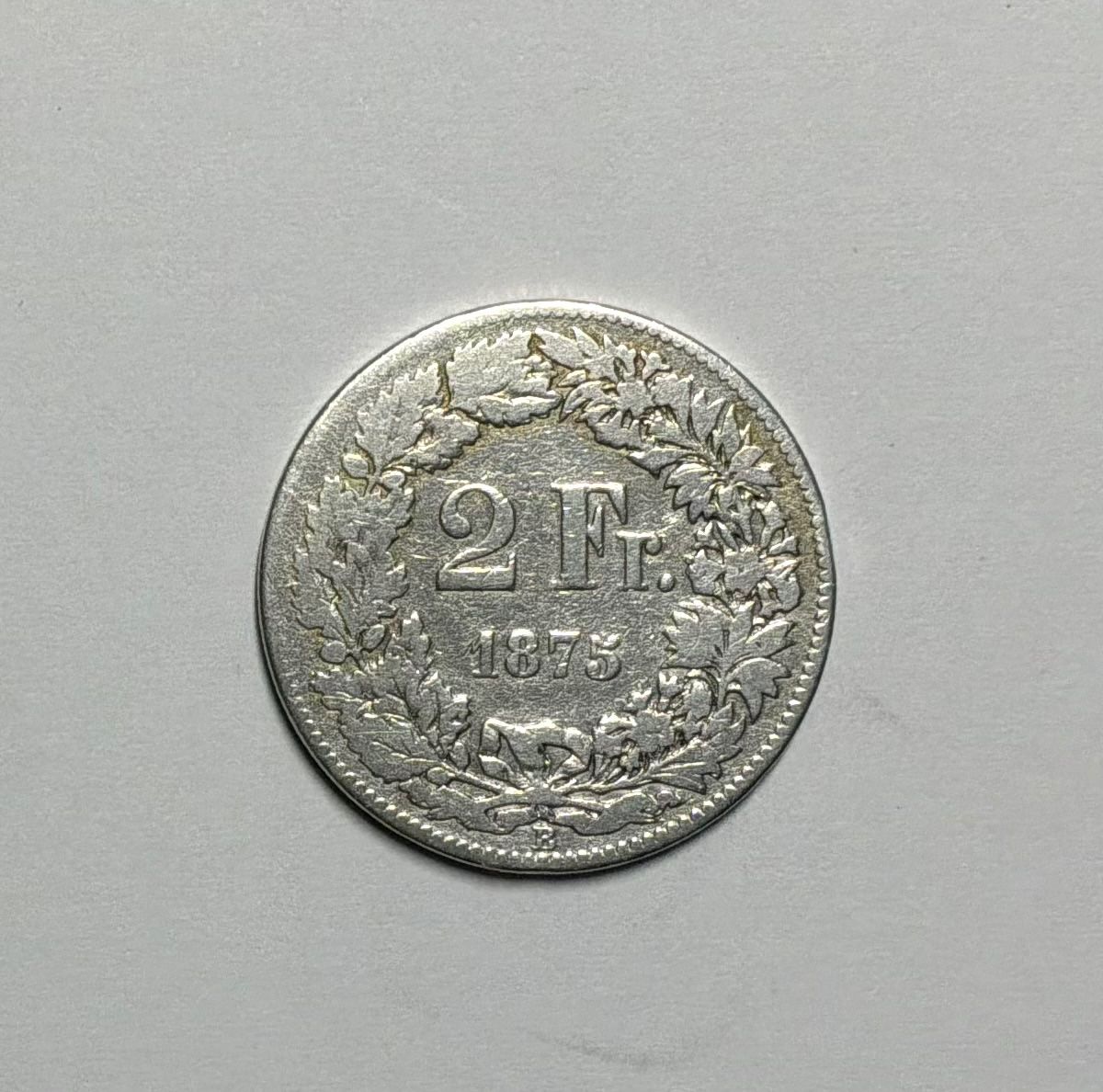 Toutes les monnaies: 2 Franken Münze 1875 – D'occasion à Pfäffikon ZH par cwal01