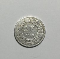 2 Franken Münze 1875