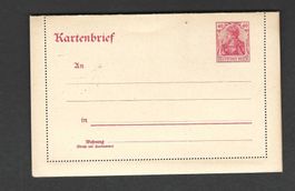 Deutsches Reich 1 Postkarte