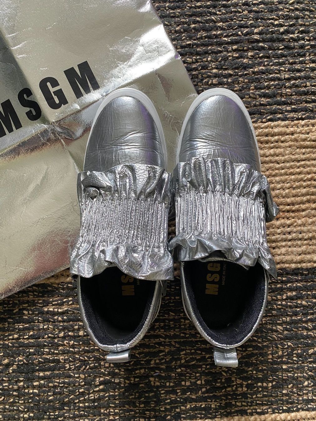 MSGM Scarpe da donna: MSGM Ollie Ruffle Sneaker - Gr. 39 – Usato da Illnau venduto da Monkky 2