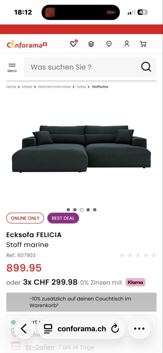 Sofas: Sofa – D'occasion à St. Gallen par ele_5pkr 3