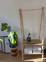 Tikamoon Kilim Teakholz Designer Kleiderständer Garderobe