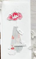 Neue Stanzschablone Blume in Vase