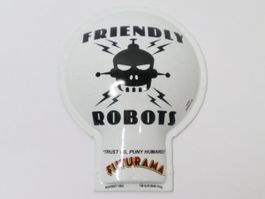 Grosser Futurama Blech Knackfrosch Friendly Robots Klicker