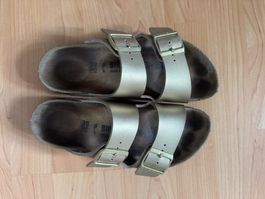 Birkenstock Sandalen gold Grösse 38