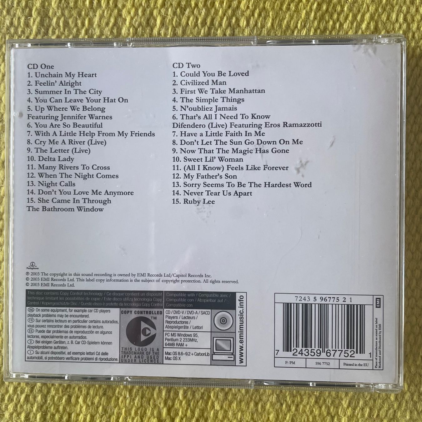 CD: JOE COCKER-2CD ULTIMATE COLLECTION 68-03 – Usato da Rorschacherberg venduto da CD-Roli 1