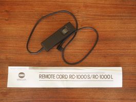 Minolta Fernauslösekabel remote release RC-1000 (S) f. Dynax