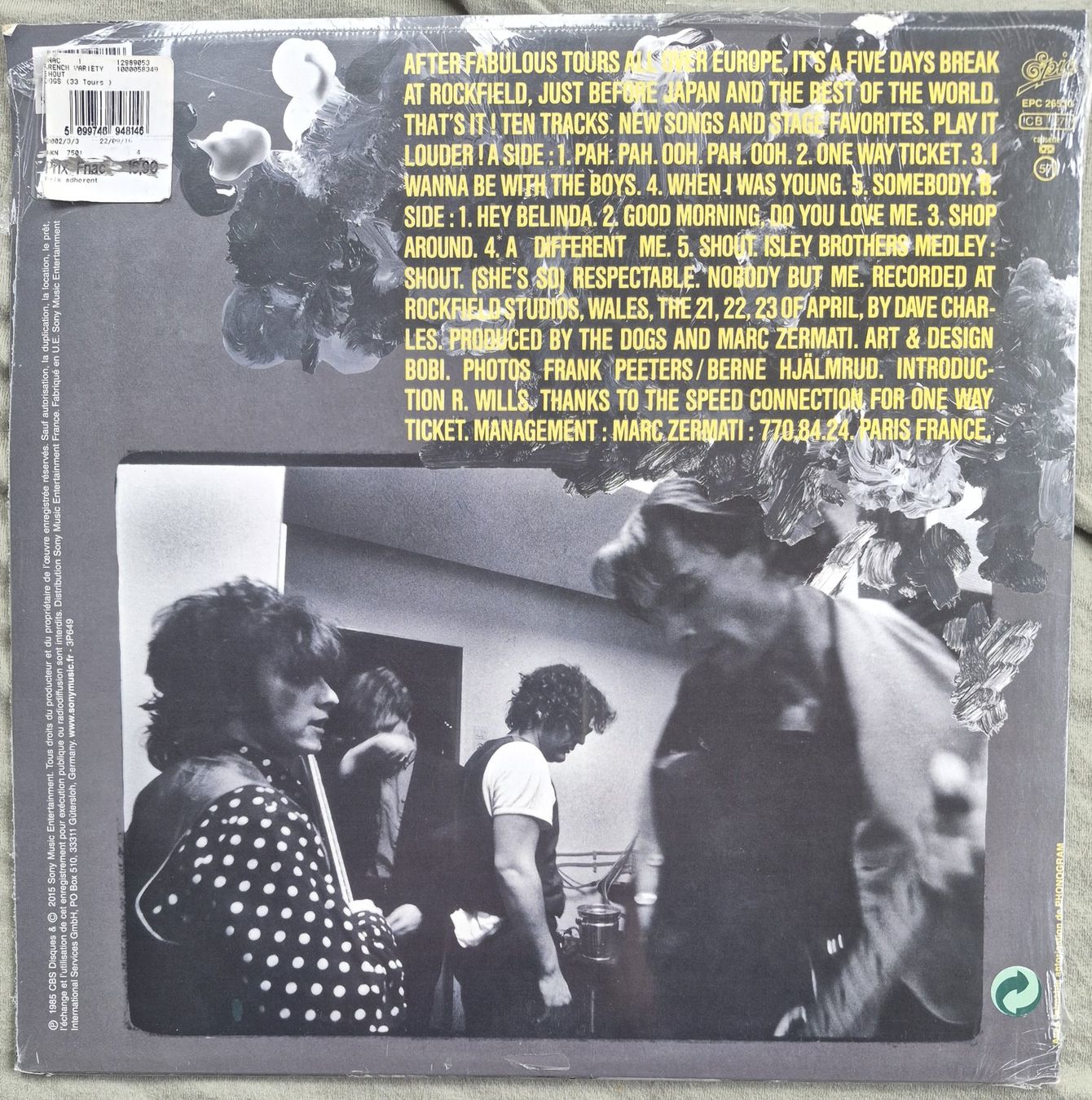 Dischi in vinile: Dogs - Shout! New & sealed – Nuovo e nell'imballaggio originale da Onex venduto da X-Ray69 1
