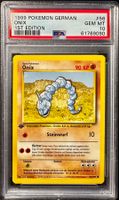 Pokemon Onix 1st Edition PSA 10 Deutsch Base Set