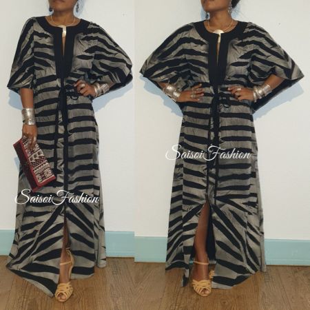 Batik Handmade Sommer100%Baumwolle elegantes- Maxikleid S-XL