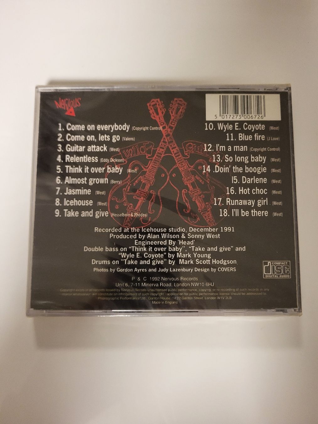 CD: Sonny West - Relentless CD, Neu&OVP – Nuovo e nell'imballaggio originale da Uster venduto da newwave0 1