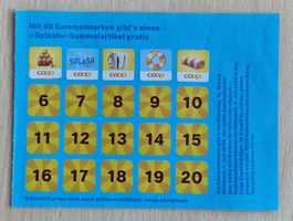 Coop SPLASH: 5 Sammelmarken