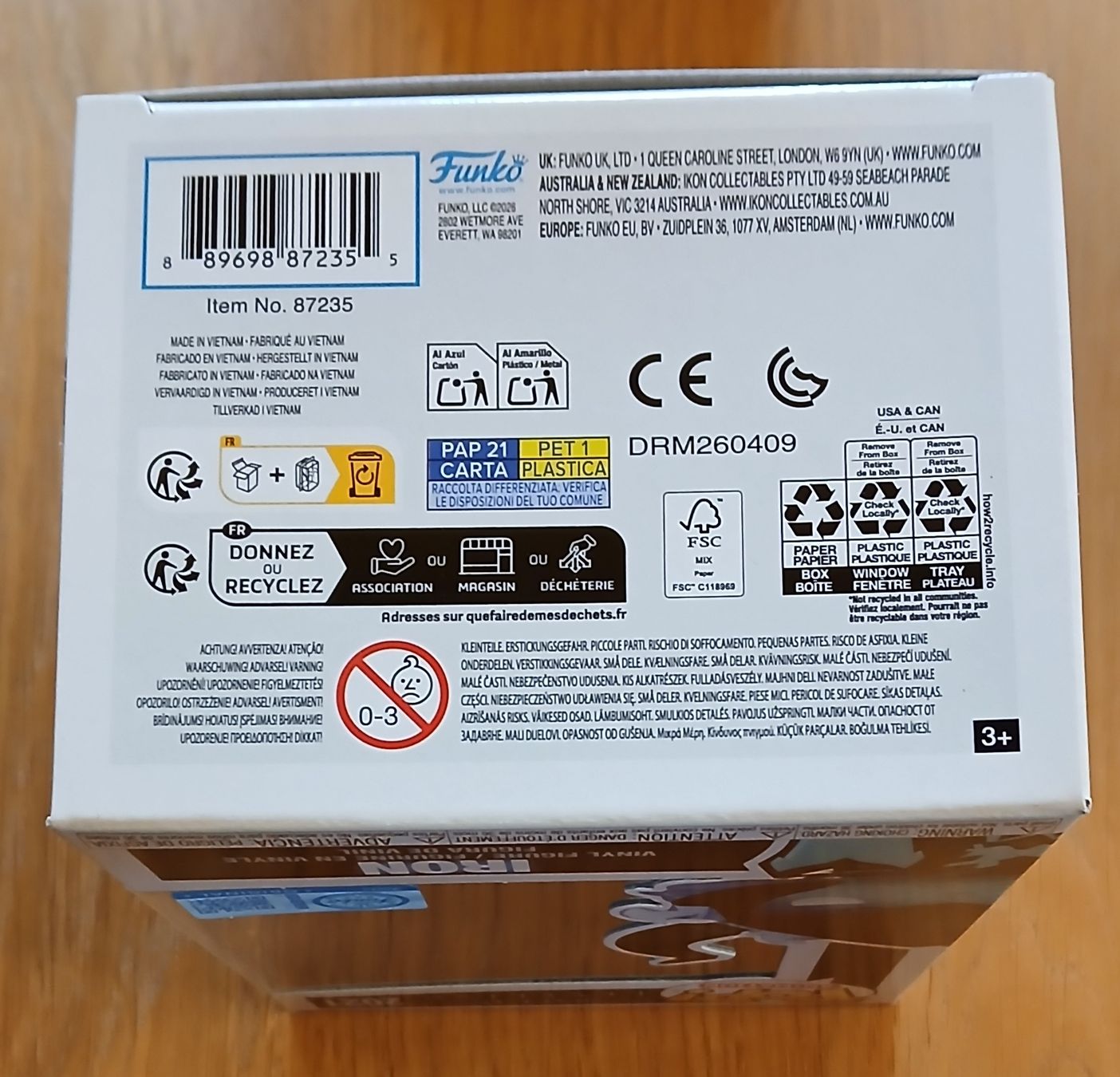Funko Statuette: Funko Pop Iron Solo Leveling 2021 – Nuovo e nell'imballaggio originale da Le Sentier venduto da Funko-Pop-1979 5