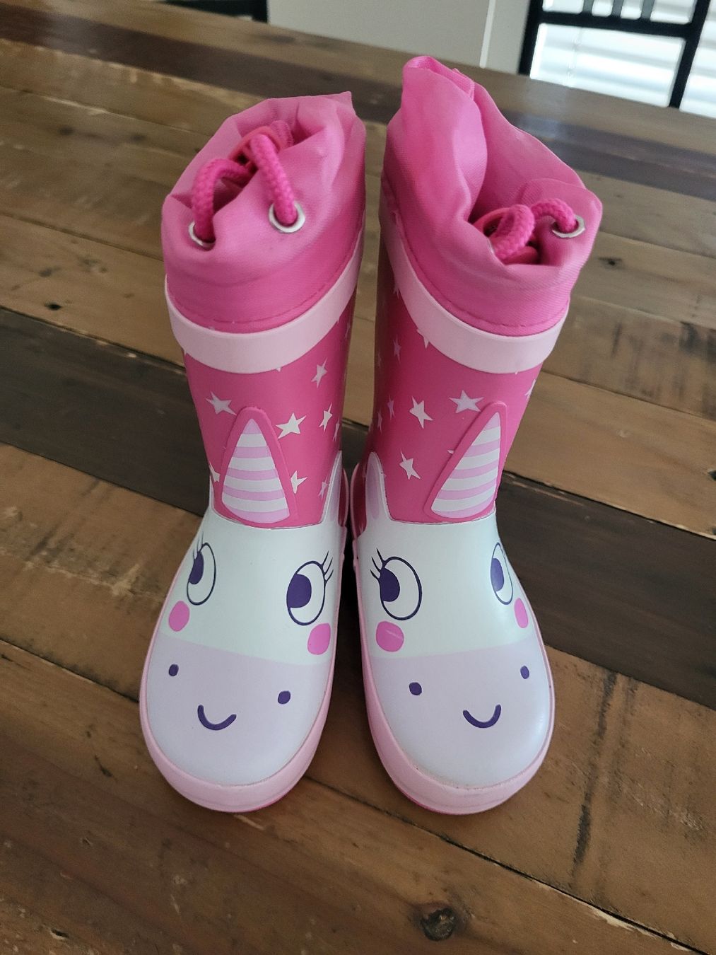 Schuhe für Jungen: Bottes de pluie Licorne rose - Pointure 20 – Gebraucht aus Ursy von Tchoupitchou