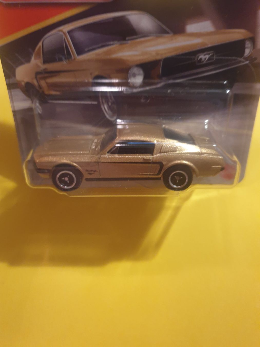 Matchbox Modellini d'auto: Matchbox 1968 FORD MUSTANG FASTBACK – Nuovo e nell'imballaggio originale da Oftringen venduto da Rotor 5