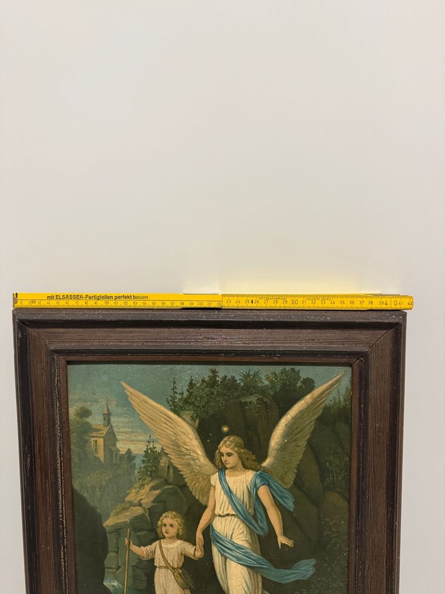 Poster & Bilder: Schutzengel Bild mit Rahmen, Vintage – Gebraucht aus Schaffhausen von stregina 2