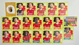 Team Belgium / Belgien Komplett! - Panini FIFA WM 2026