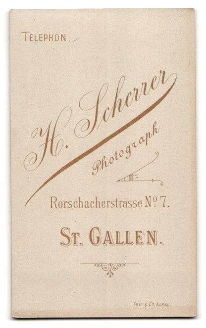 Fotografie & Manifesti: Fotografie H. Scherrer, St. Gallen, Rors – Usato da Berlin venduto da bartko-reher 1