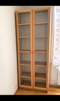 Ikea Billy Schrank Holz Glas Türen 2 Stk gute Zustand