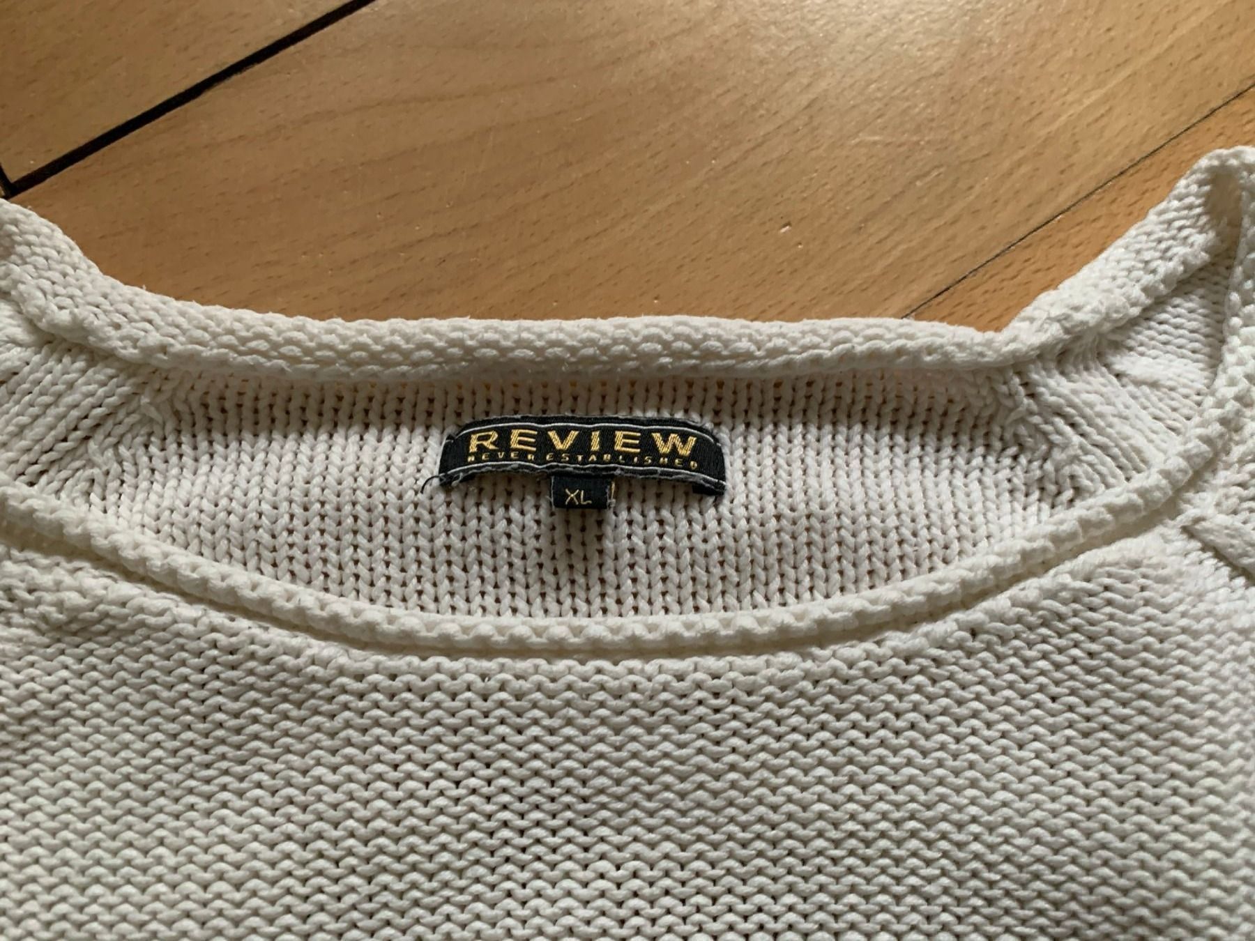 Maglioni & Felpe: REVIEW - Strickpullover offweiss L/XL – Usato da Zürich venduto da Diazaio 2