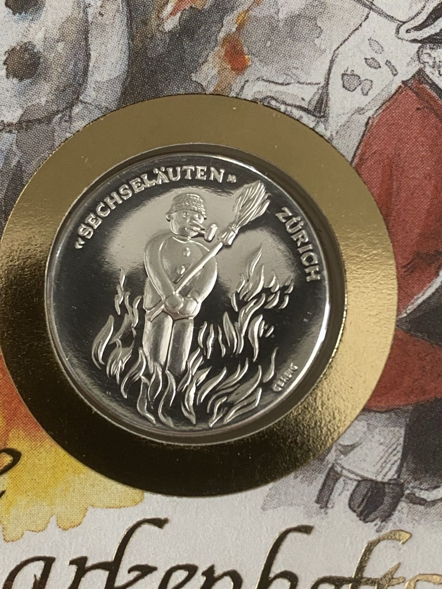 Medaglie: Numisbrief Silber Sechseläuten Zürich – Nuovo (secondo la descrizione) da Muralto venduto da Alex1912 2