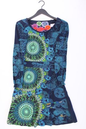 Desigual Langarmkleid Gr. S blau