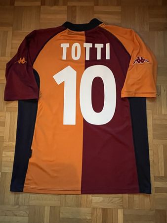 Original Totti AS Roma 2001/02 Trikot XL