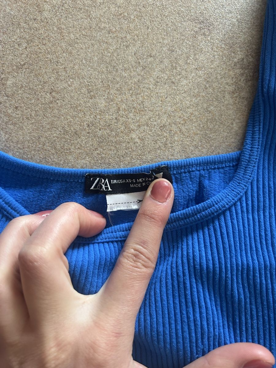 Zara Top: Zara Top, Blau, XS – Usato da Muttenz venduto da ali_6yvf 1