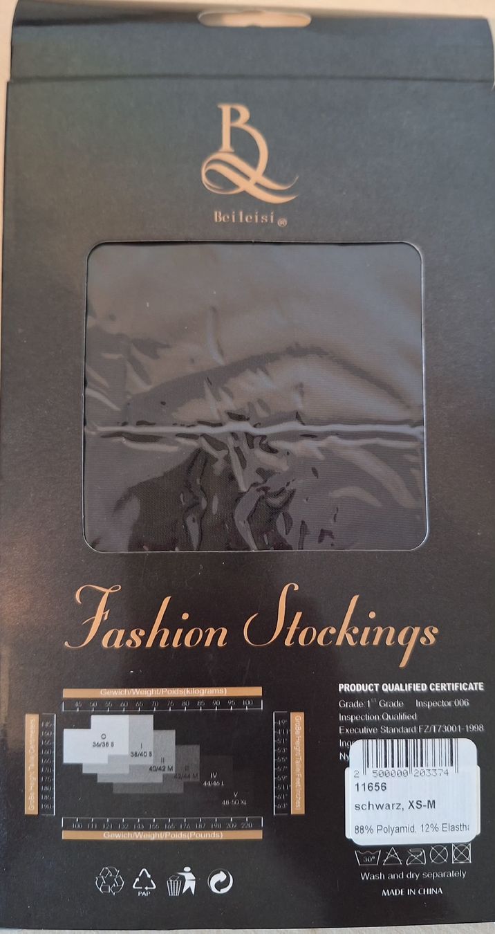 Collants: Halterlose Strümpfe schwarz – Neuf avec emballage d'origine à Muhen par Happiness2008 1