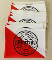 ca. 85 Flaschenetiketten Warteck Bier "normale/brune"