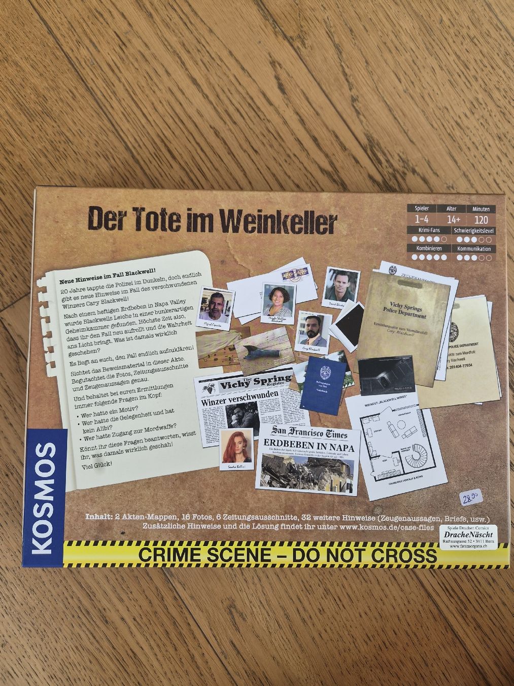Kosmos Jeux: Der Tote im Weinkeller – D'occasion à Wabern par Aireekaa 1