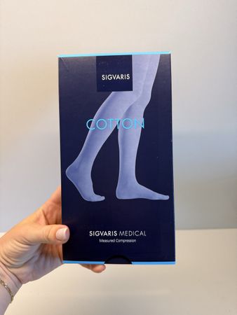Sigvaris Cotton Kompressionsstrumpf S Plus neu nature