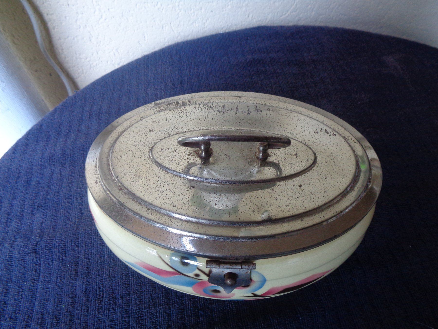 Barattoli: Antike grosse Biscuitdose Art-Deco – Usato da Camorino venduto da Hunpete 1