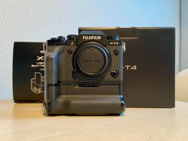 Fujifilm X-T4 mit Batteriegriff, Displayschutz, Griff (4460)